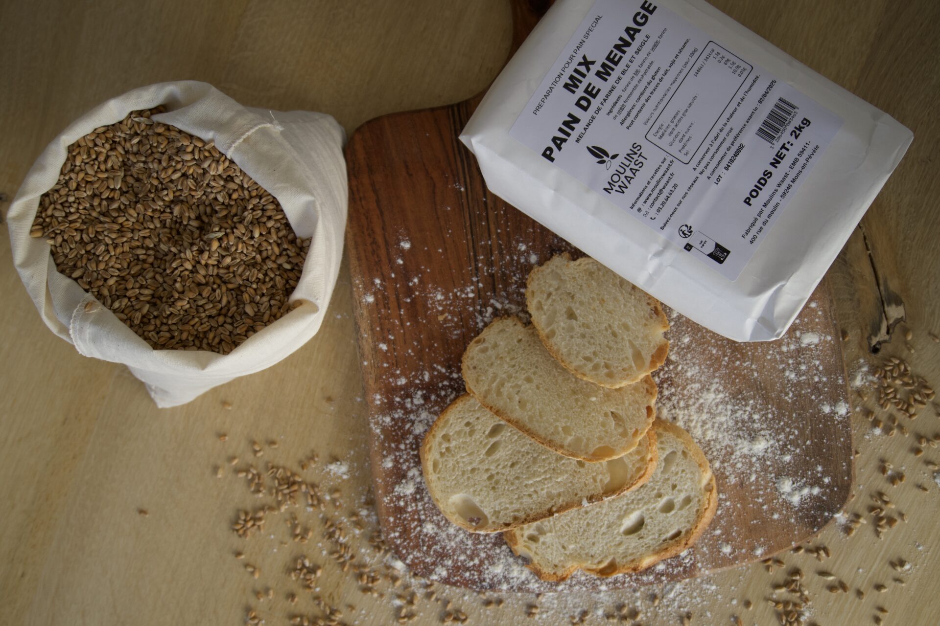 Recette Pain de ménage - Moulins Waast